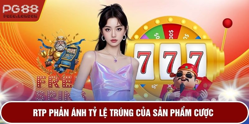 RTP phản ảnh tỷ lệ trúng của sản phẩm cược